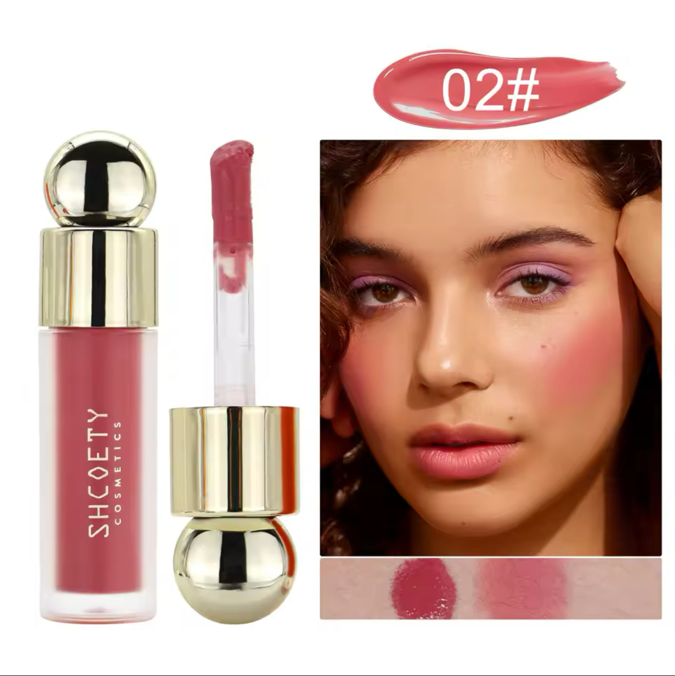 Rare Liquid Blush Beauty Natural Hydrating Pigmented Liquid Blush Non-tacky Texture Soft